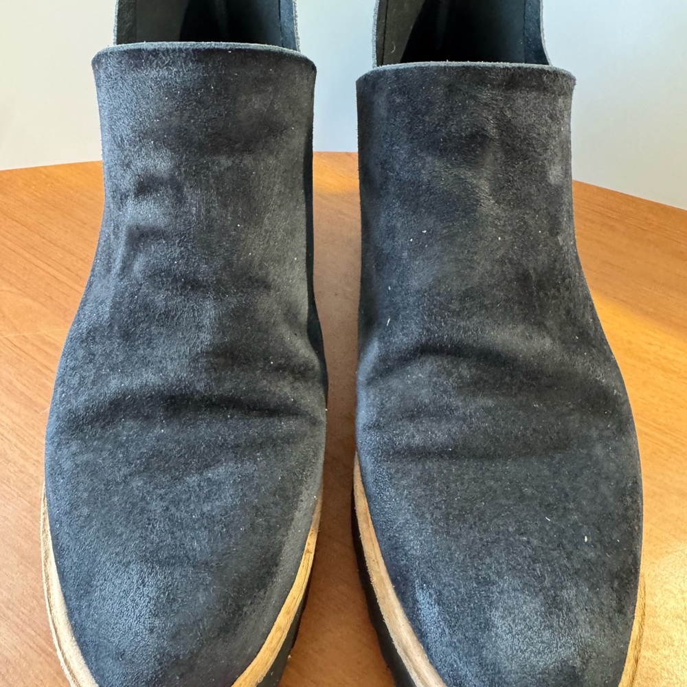 All Black Flatform Shootie Black Glitter